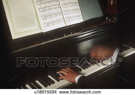 A passionate pianist View Large Photo Image Picture - A passionate pianist. Fotosearch
