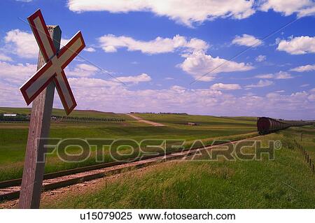 A railroad crossing View Large Photo Image Stock Photography - A railroad crossing. Fotosearch