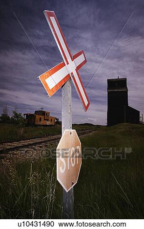 A railway sign View Large Photo Image Stock Image - A railway sign. Fotosearch