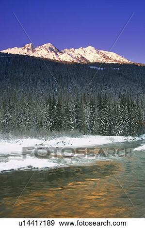A river in the mountains in winter View Large Photo Image Stock Photo - A river in the mountains in winter. Fotosearch
