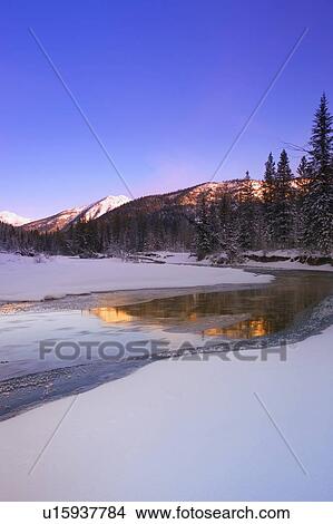 A river in the winter View Large Photo Image Picture - A river in the winter. Fotosearch