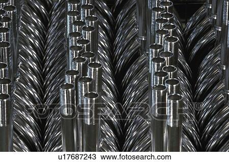 Stock Image - A series of metal parts. Fotosearch