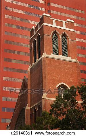 Stock Image - A tall brick tower. Fotosearch