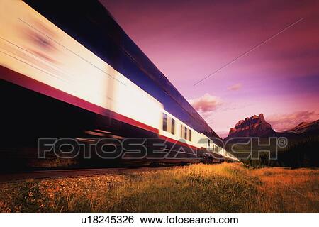A train in the mountains View Large Photo Image Stock Photograph - A train in the mountains. Fotosearch