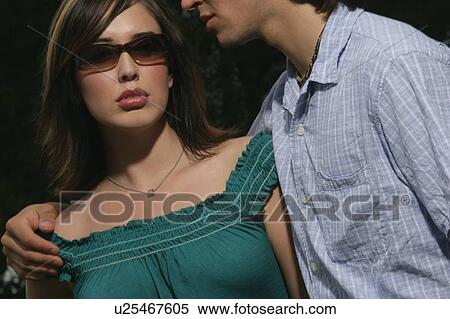 Stock Photography - A young fashionable couple. Fotosearch