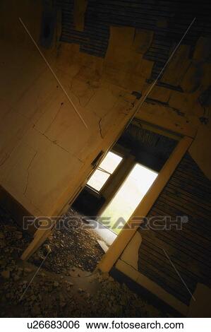 Abandoned building View Large Photo Image Stock Photograph - Abandoned building. Fotosearch