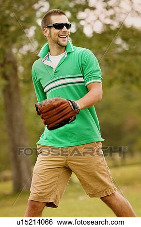 Stock Photograph - Catcher in the park. Fotosearch