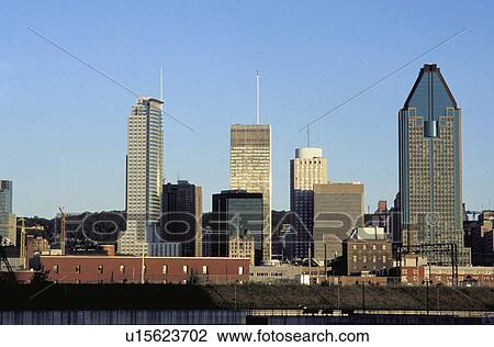 Stock Image - Downtown buildings. Fotosearch