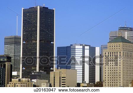 Stock Photo - Downtown buildings. Fotosearch