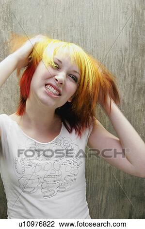 Stock Image - Expressing frustration. Fotosearch