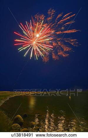 Stock Image - Fireworks. Fotosearch