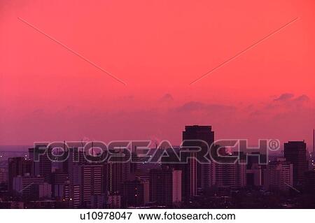 Stock Photo - Hamilton Skyline. Fotosearch
