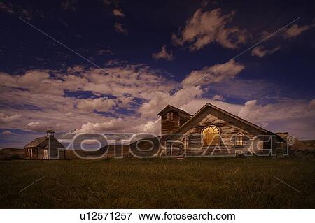 Historic Church and open landscape View Large Photo Image Stock Photo - Historic Church and open landscape. Fotosearch