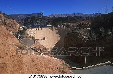 Hoover Dam, Nevada, U. S. A. View Large Photo Image Stock Photo - Hoover Dam, Nevada, U. S. A.. Fotosearch