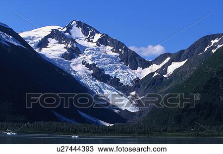 Stock Image - Middle Glacier. Fotosearch