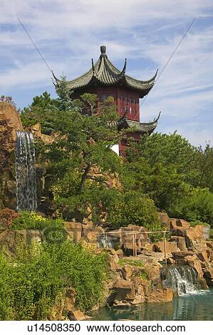 Stock Image - Montreal Botanical Garden. Fotosearch