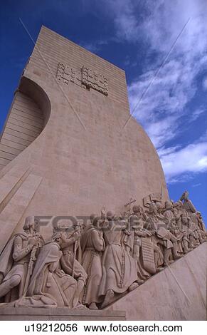 Monument to the Discoveries View Large Photo Image Stock Photograph - Monument to the Discoveries. Fotosearch