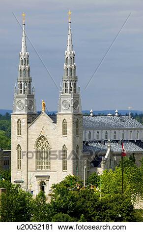 Notre-Dame Cathedral Basilica View Large Photo Image Stock Image - Notre-Dame Cathedral Basilica. Fotosearch