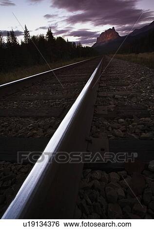 Stock Photograph - Scenic railroad tracks. Fotosearch