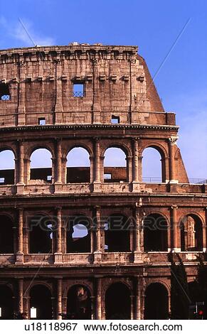 The Coliseum in Rome View Large Photo Image Stock Photo - The Coliseum in Rome. Fotosearch