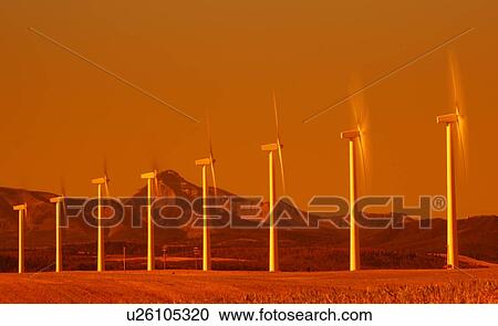 Stock Image - Windmills. Fotosearch