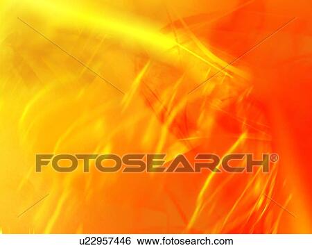 Stock Photograph - Yellow and orange abstract. Fotosearch