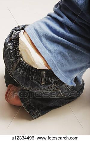 A baby's diapered bum View Large Photo Image Stock Photograph - A baby's diapered bum. Fotosearch