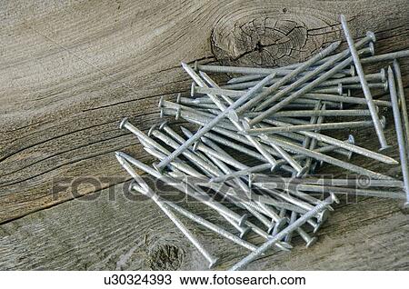 Stock Image - A pile of nails. Fotosearch
