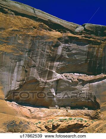 Stock Photo - Ancient dwelling, First Ruin, Canyon de Chelly National Monument. Fotosearch