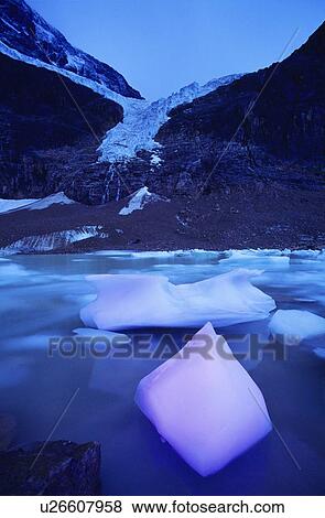 Angle Glacier, Mount Edith Cavell, Jasper National Park View Large Photo Image Stock Photo - Angle Glacier, Mount Edith Cavell, Jasper National Park. Fotosearch