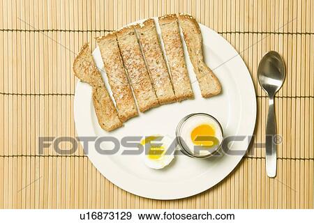 Boiled Eggs and Toast View Large Photo Image Stock Photo - Boiled Eggs and Toast. Fotosearch
