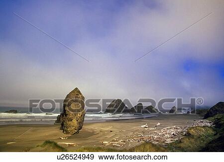 Cape Sebastian, Pacific coast View Large Photo Image Stock Photo - Cape Sebastian, Pacific coast. Fotosearch