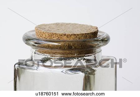 Clear glass jar with cork stopper View Large Photo Image Stock Image - Clear glass jar with cork stopper . Fotosearch