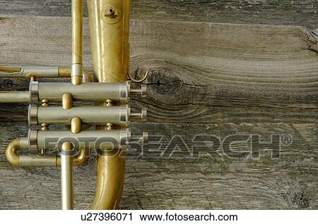 Closeup of a trumpet View Large Photo Image Stock Image - Closeup of a trumpet. Fotosearch