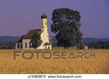 Country church in field View Large Photo Image Stock Image - Country church in field. Fotosearch