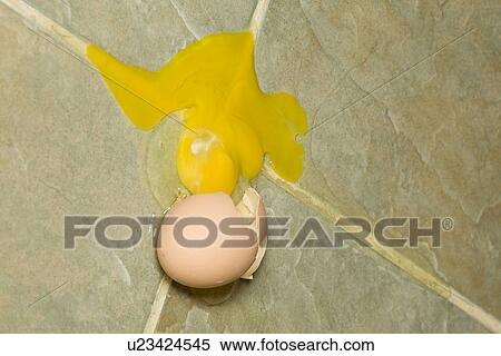 Cracked Egg on Floor View Large Photo Image Stock Photography - Cracked Egg on Floor. Fotosearch