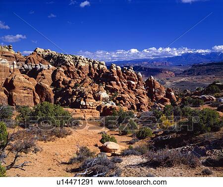 Fiery Furnace rock formations, Arches National Park View Large Photo Image Stock Image - Fiery Furnace rock formations, Arches National Park. Fotosearch