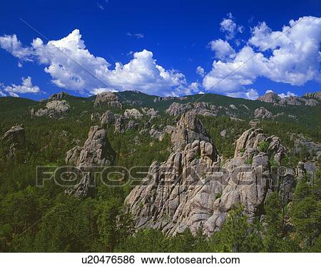 Granite rocks, Black Hills National Forest View Large Photo Image Stock Photograph - Granite rocks, Black Hills National Forest. Fotosearch