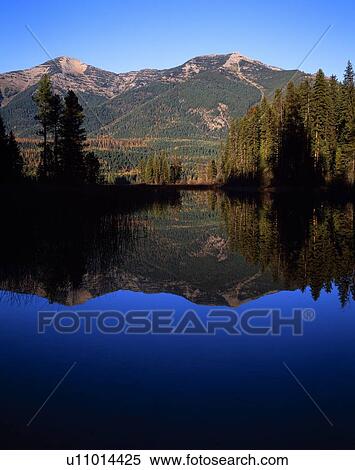 Stock Photography - Holland Lake, Swan Range. Fotosearch