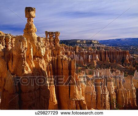Hoodoo formations, Thor's Hammer, Bryce Canyon National Park View Large Photo Image Stock Photo - Hoodoo formations, Thor's Hammer, Bryce Canyon National Park. Fotosearch