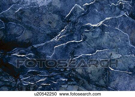 Stock Image - Icy over shale. Fotosearch