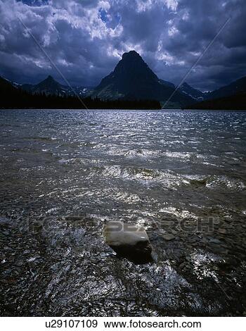 Mount Sinopah, Two Medicine Lake, Glacier National Park View Large Photo Image Stock Photo - Mount Sinopah, Two Medicine Lake, Glacier National Park. Fotosearch
