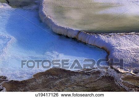 Opal Spring, Yellowstone National Park View Large Photo Image Stock Photograph - Opal Spring, Yellowstone National Park. Fotosearch