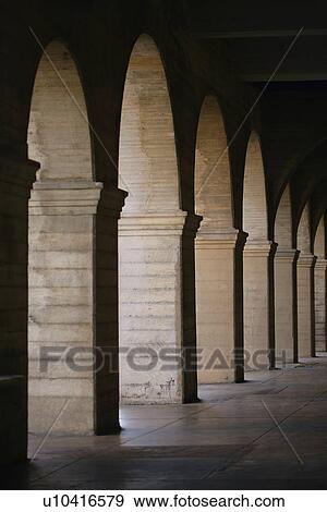 Stock Photo - Repeating archways. Fotosearch
