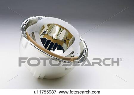 Silver hard hat View Large Photo Image Stock Photo - Silver hard hat. Fotosearch