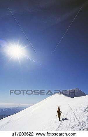 Snowboarder, Mount Saint Helens View Large Photo Image Stock Image - Snowboarder, Mount Saint Helens. Fotosearch