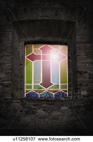Stock Photo - stain glass window. Fotosearch