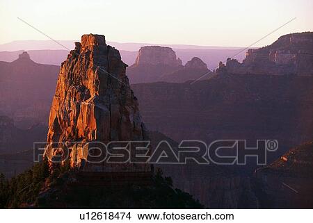 Picture - Sunrise at Mount Hayden, Grand Canyon National Park. Fotosearch