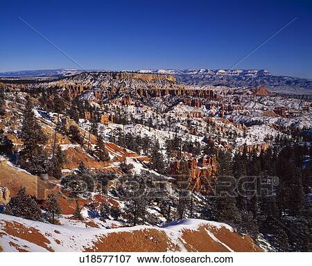 Stock Photo - Winter in Bryce Canyon National Park. Fotosearch