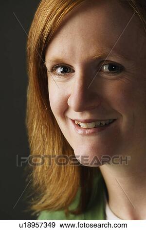 Woman's head shot View Large Photo Image Stock Photo - Woman's head shot. Fotosearch